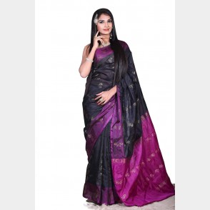 Beautiful Silk Katan Sharee from Tangail with blouse piece